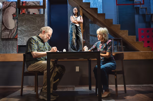 Richard Masur, Constance Shulman, and Sasha Diamond Photo