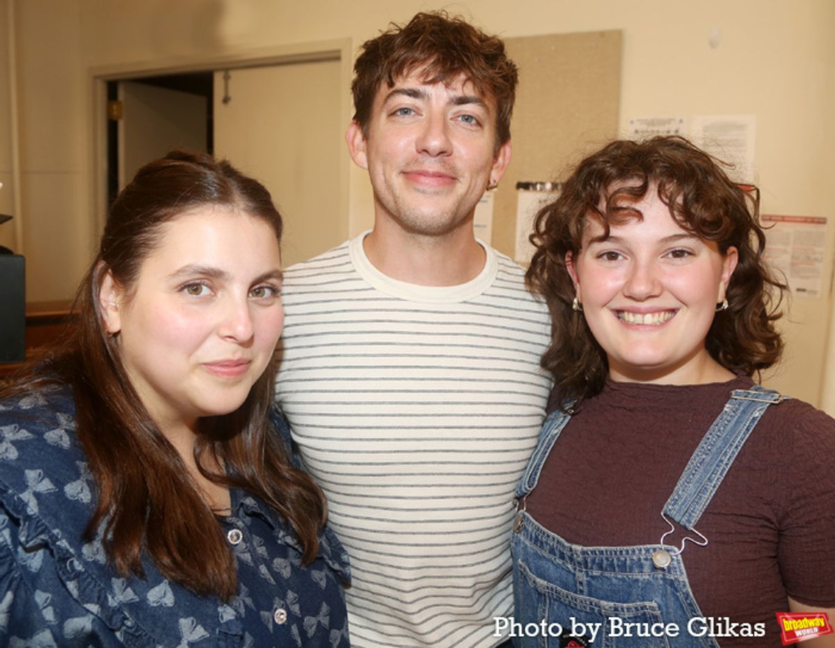 Beanie Feldstein, Kevin McHale and Nina White at 