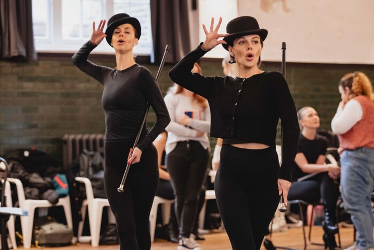 Djalenga Scott and Faye Brookes at 