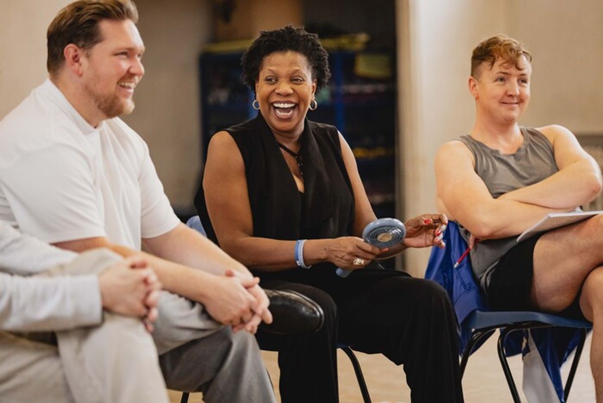 Joshua Lloyd, Brenda Edwards, Jordan Lee Davies at 