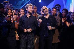 Lance Bass and AJ McLean  Photo