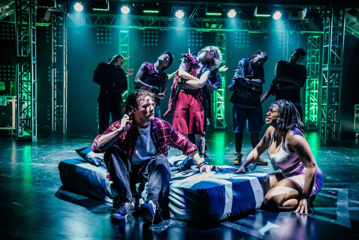 Daniel Durant and Mars Storm Rucker (center) and the cast  at 