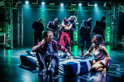 Daniel Durant and Mars Storm Rucker (center) and the cast  Photo