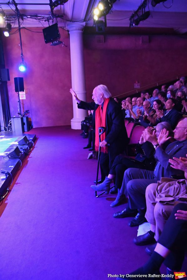 Barry Day OBE Congratulating the Cast Photo