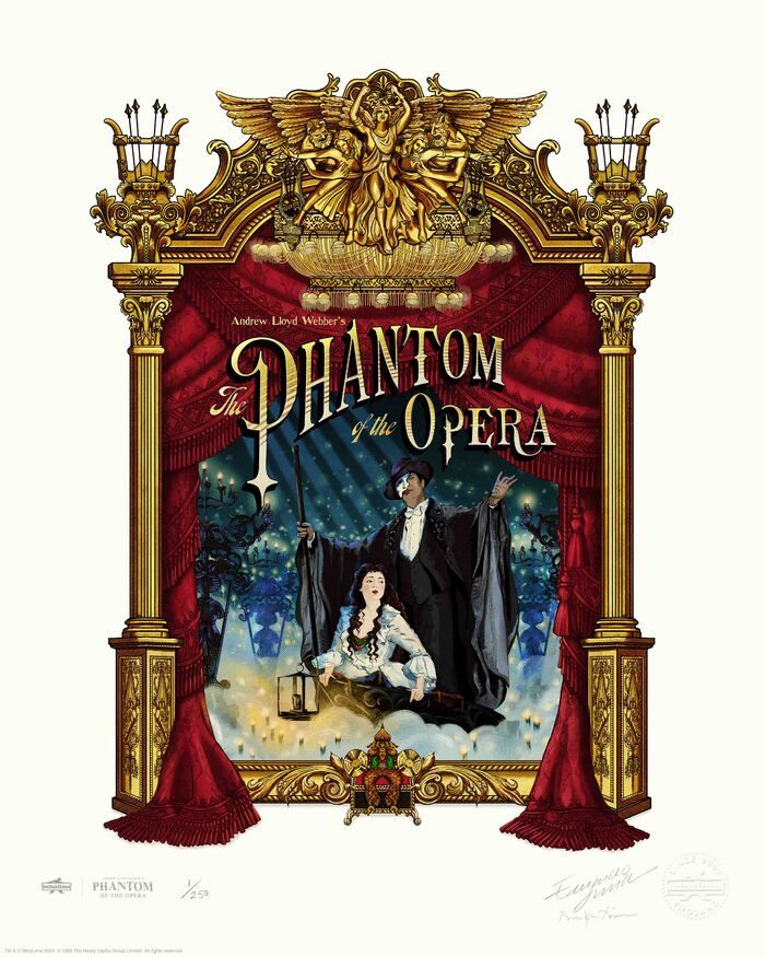 Photos: Studio MinaLima Creates Three Art Prints Celebrating THE PHANTOM OF THE OPERA — photo 1 of 3