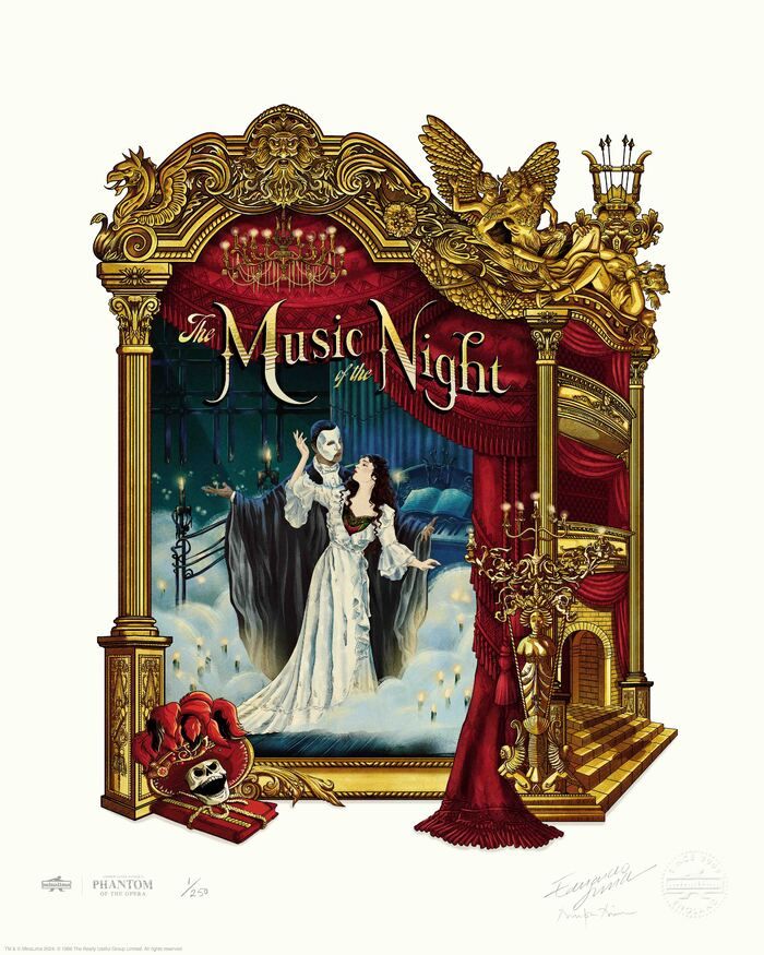 Photos: Studio MinaLima Creates Three Art Prints Celebrating THE PHANTOM OF THE OPERA — photo 3 of 3