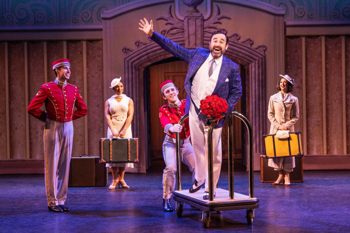 Edward Juvier and the company at 