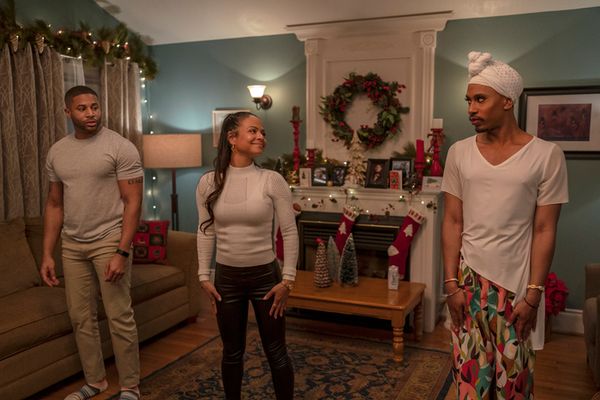 Devale Ellis, Christina Milian, and Kalen Allen Photo