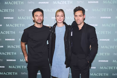 Aidan Turner, Caitlin Fitzgerald, Alex Hassell Photo