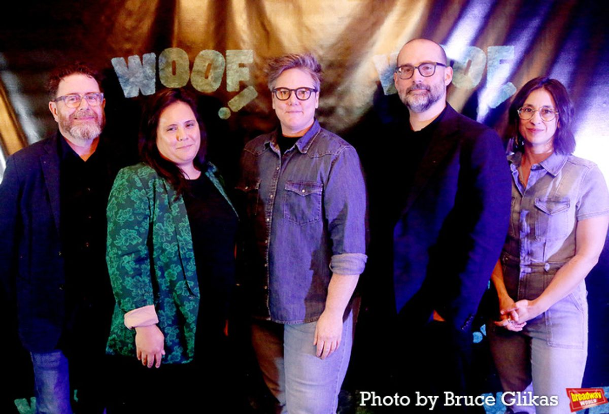 Kevin White, Carlee Briglia, Hannah Gadsby, Mike Lavoie and Jenney Shamash at 