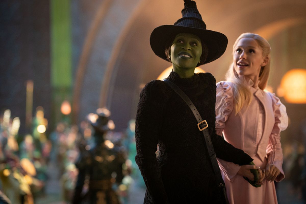 Cynthia Erivo is Elphaba and Ariana Grande is Glinda at 