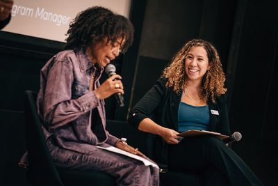 Eisa Davis and Victoria Detres (Photo: Heather Gershonowitz) Photo