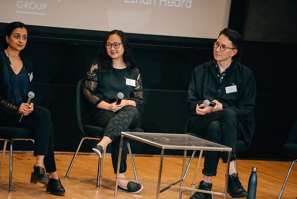 Nandita Shenoy, Andrea Zee, and Ethan Heart (Photo: Heather Gershonowitz) Photo