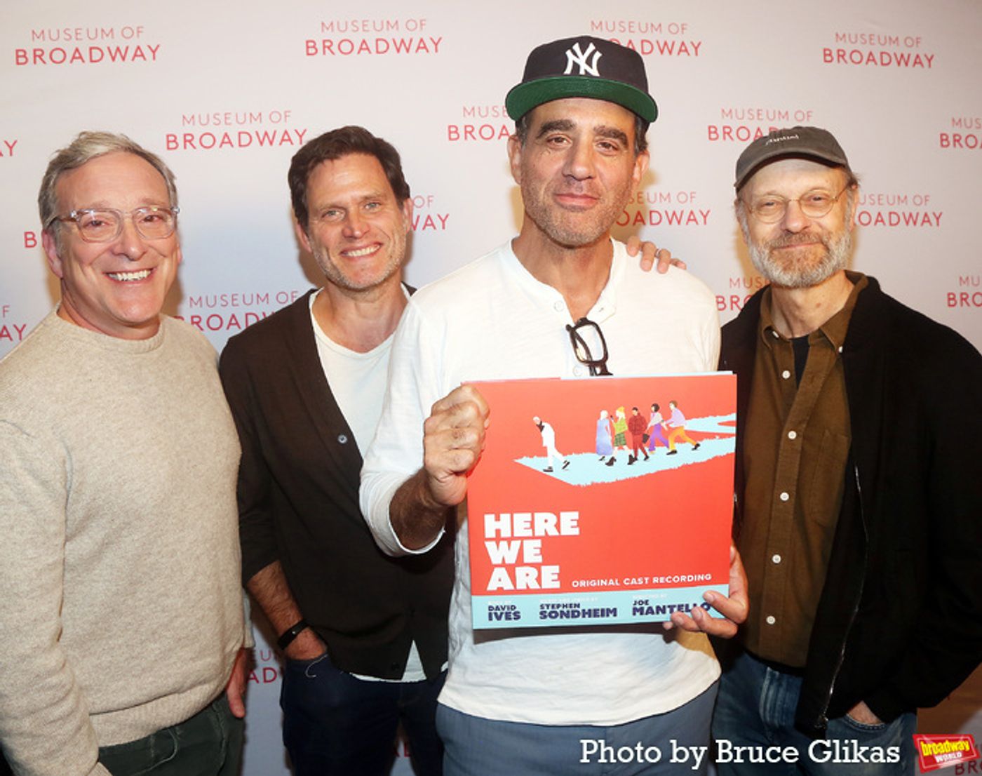 Photos: HERE WE ARE Cast Signs Copies of the Cast Recording at the Museum of Broadway  Image