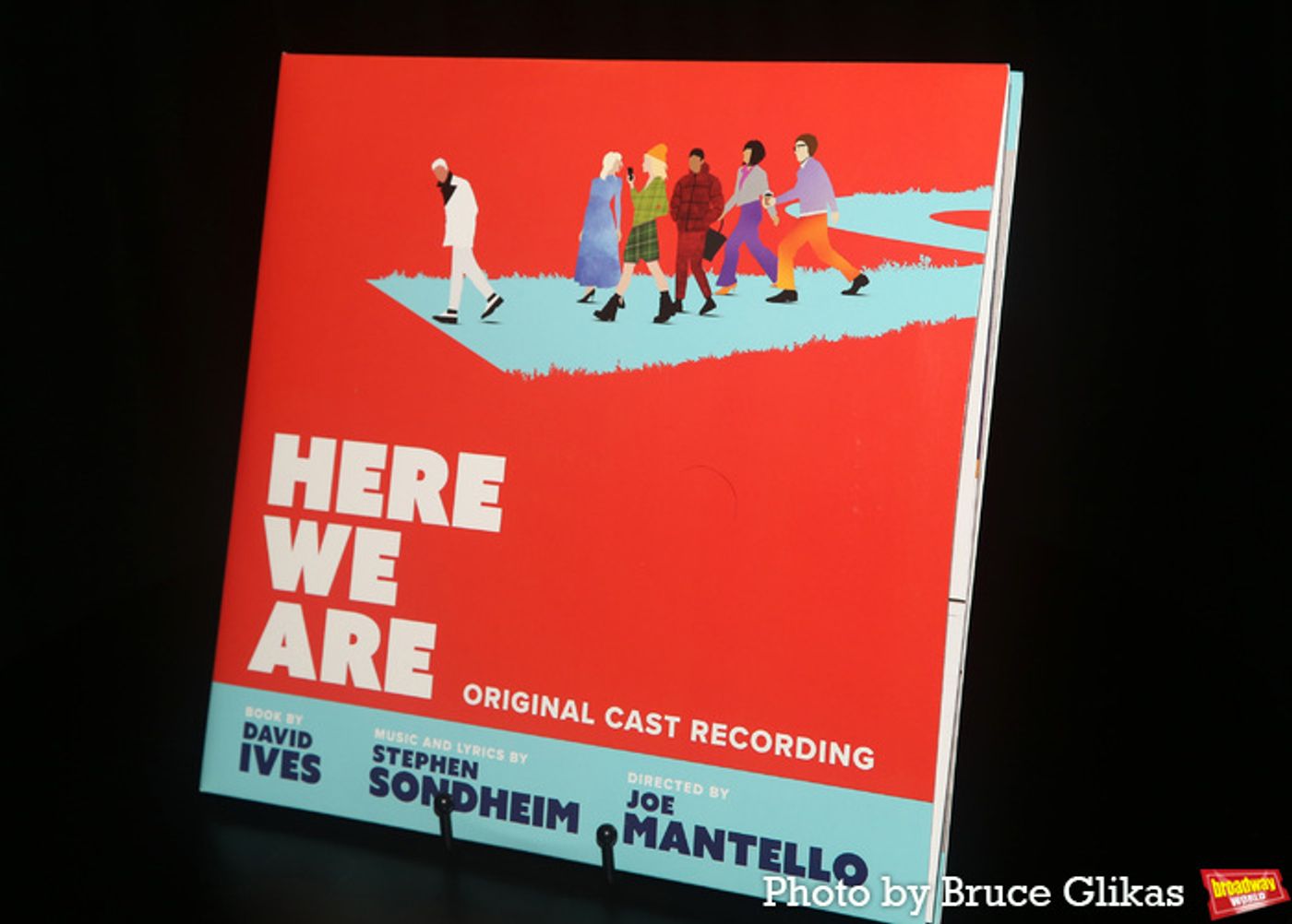 Photos: HERE WE ARE Cast Signs Copies of the Cast Recording at the Museum of Broadway  Image