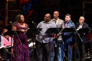 L Morgan Lee, Major Attaway, Alan H. Green, Todd Buonopane, and Rick @ BroadwayWorld L Morgan Lee, Major Attaway, Alan H. Green, Todd Buonopane, and Rick Photo