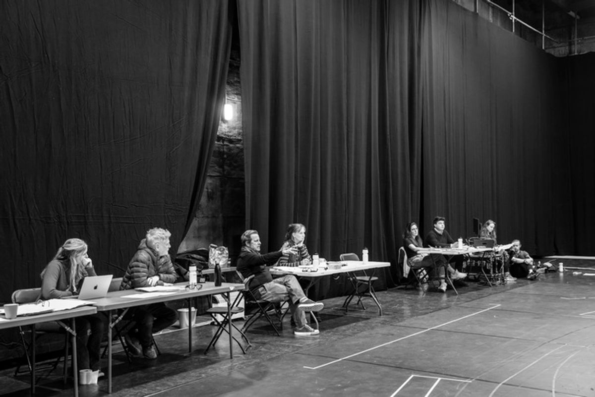 Kenneth Branagh, Rob Ashford, and Lucy Skilbeck at 