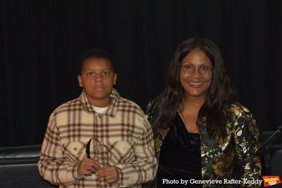 Jayden Hargrove accepts the award on behalf of the family of Frank Silvera from Magal Photo