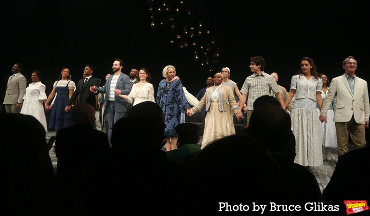 Billy Eugene Jones, Michelle Wilson, Safiya Kaijya Harris, Ephraim Sykes, Jim Parsons, Zoe Deutch, Julie Halston, Willa Bost, Hagan Oliveras, Katie Holmes and Richard Thomas at 