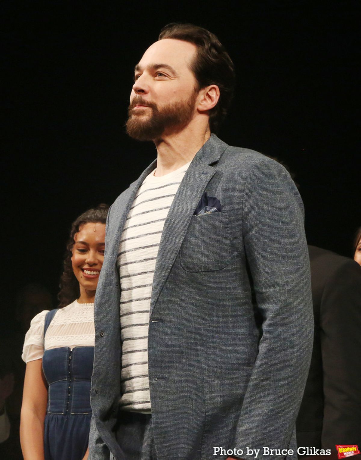 Safiya Kaijya Harris and Jim Parsons at 