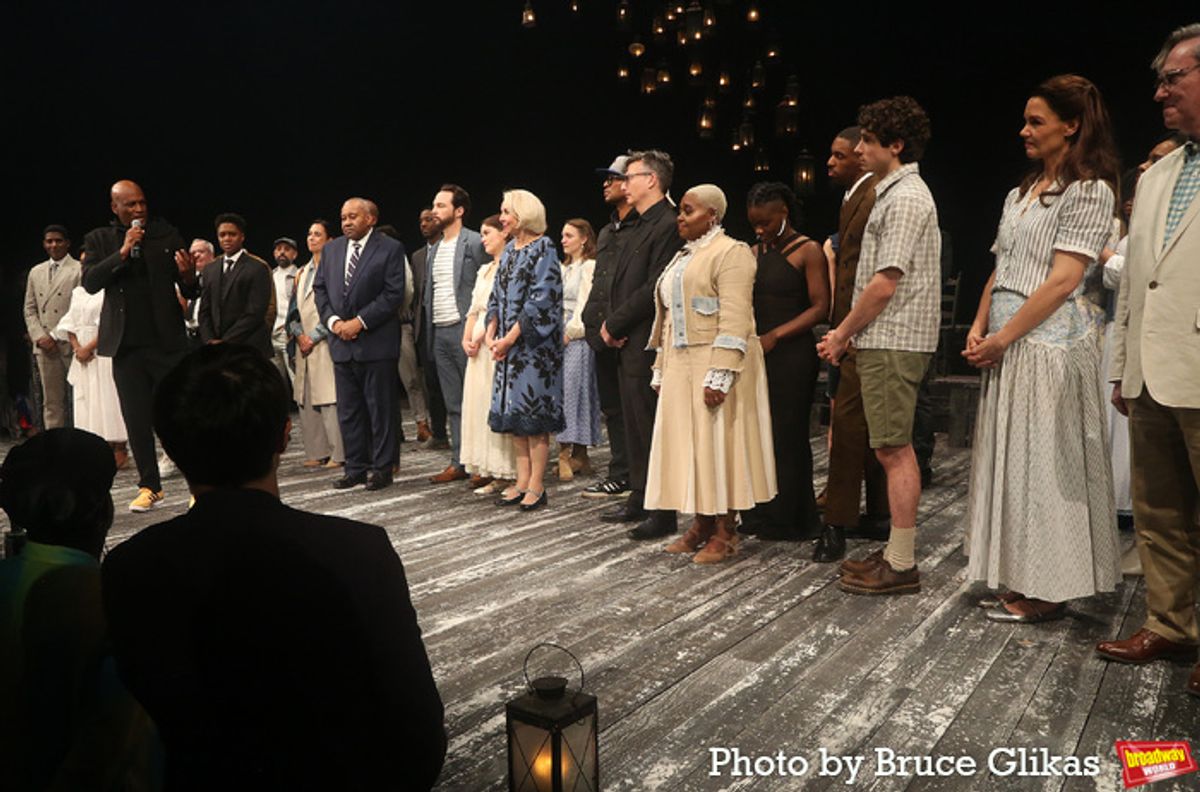Director Kenny Leon and The Cast of 'Our Town' at 