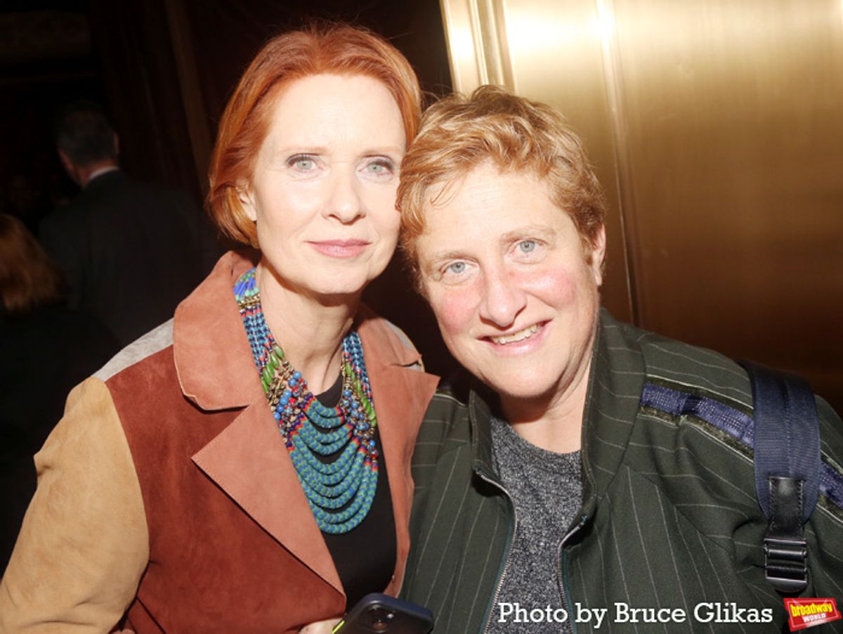Cynthia Nixon and Christine Marinoni  at 