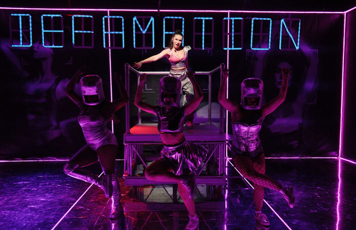 Emily Holland, Cat Christmas, Mollyanne Nunn and Spencer Diaz Tootle at 