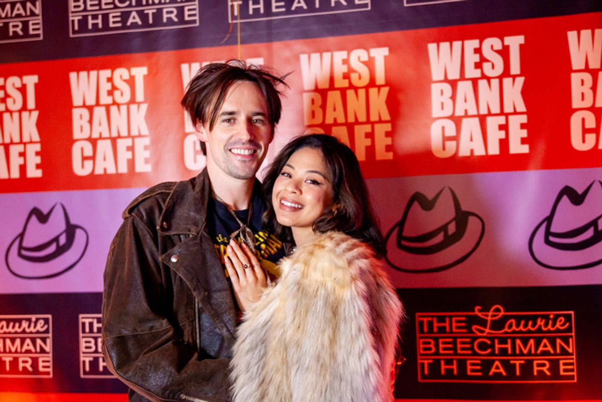 Reeve Carney, Eva Noblezada at 