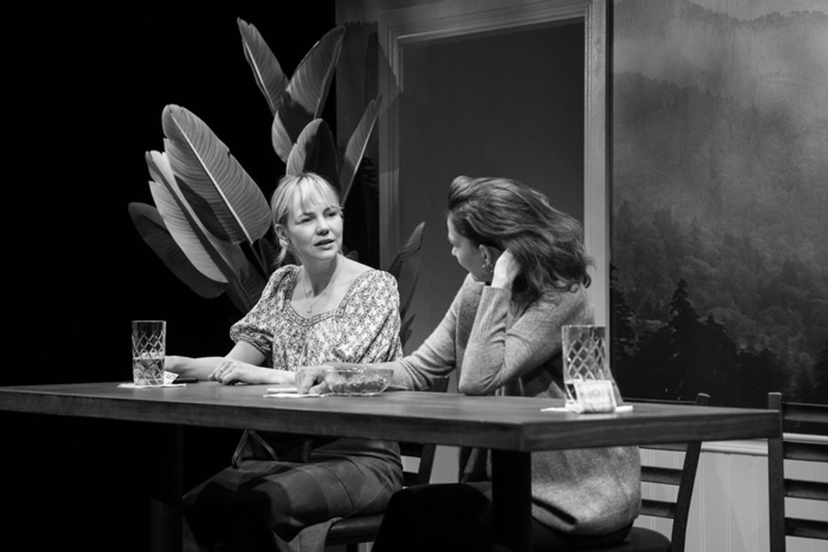 Adelaide Clemens, Heather Burns at 