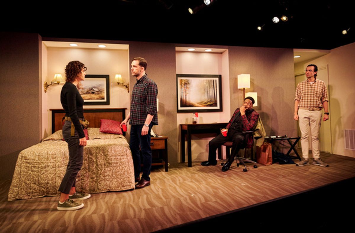 Morgan Zipf-Meister, Adam Files, Duane Ferguson & Niccol  Walsh in Feejee Mermaid. Photo by Kent Meister.   at 