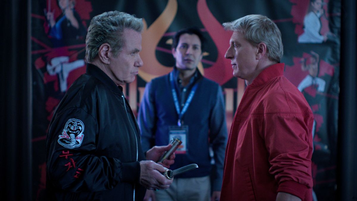 Martin Kove and William Zabka  at 