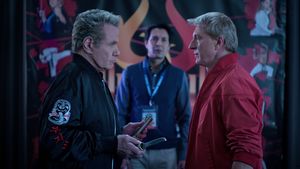 Martin Kove and William Zabka  Photo
