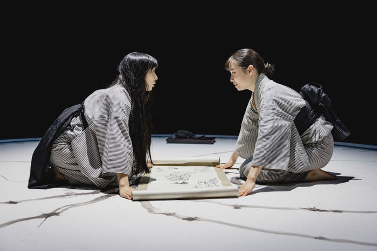 Mao Aono and Aki Nakagawa at 