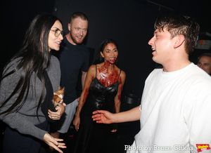 Demi Moore, Pilaf the dog, David Thaxton, Nicole Scherzinger and Tom Francis @ BroadwayWorld Demi Moore, Pilaf the dog, David Thaxton, Nicole Scherzinger and Tom Francis Photo