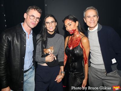 Brad Goreski, Demi Moore, Pilaf the dog, Nicole Scherzinger and Gary Janetti  Photo