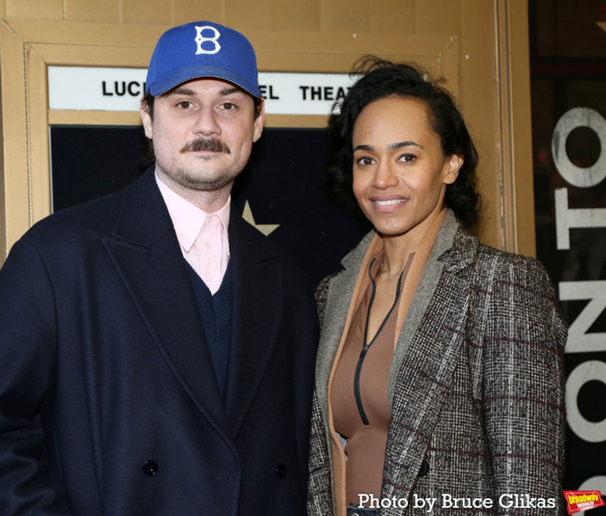 Tom Pecinka and Cara Ricketts at 