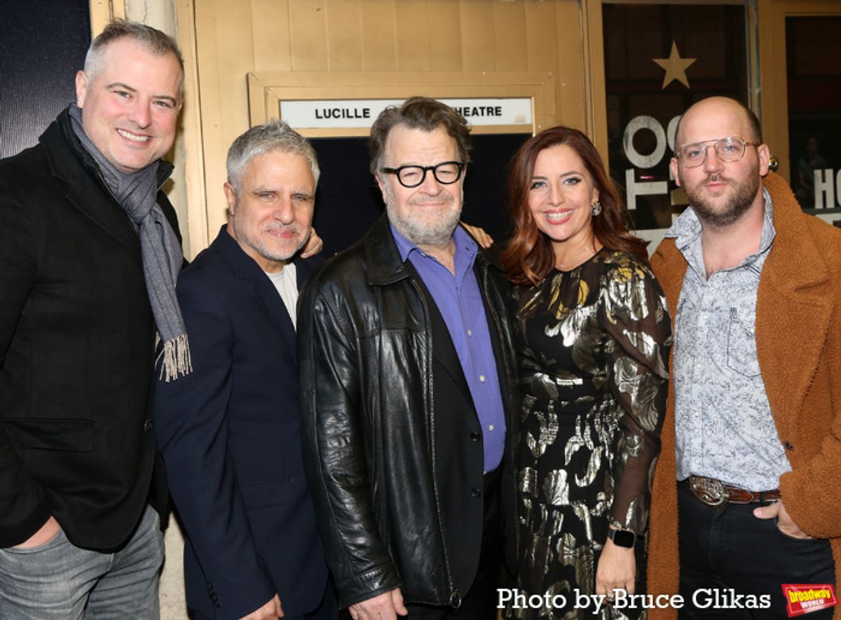 Producer John Johnson, Director Neil Pepe, Playwright Kenneth Lonnergan, Producer Sue Wagner and Producer Greg Nobile at 