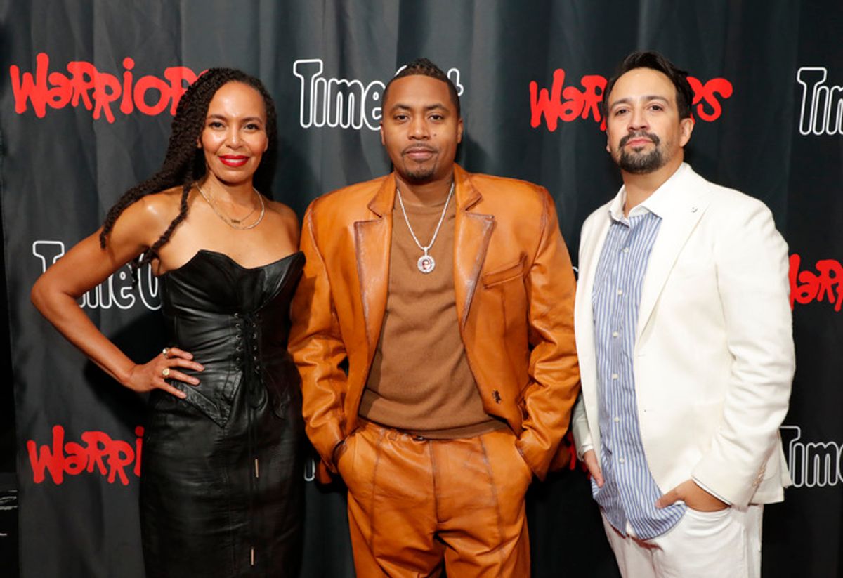 Eisa Davis, Nas, and Lin-Manuel Miranda at 