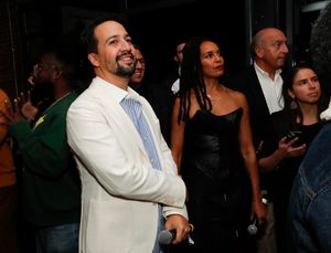 Lin-Manuel Miranda and Eisa Davis Photo