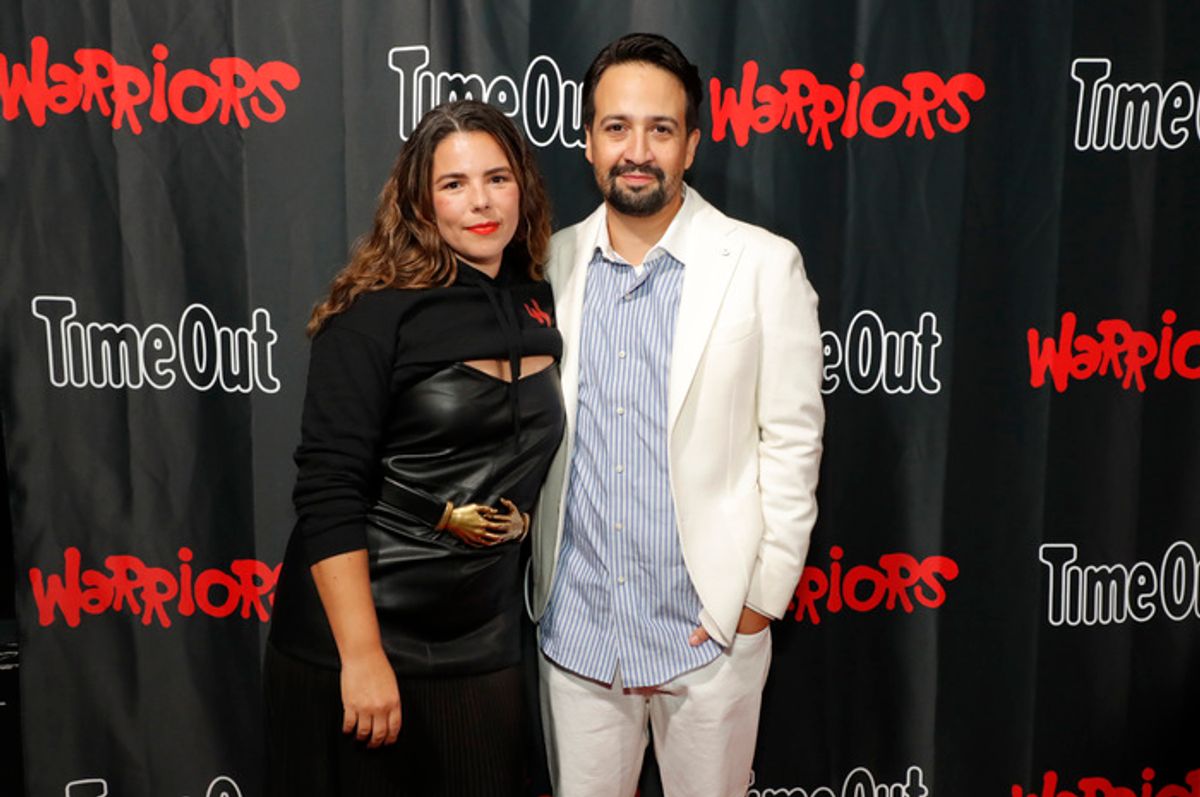 Vanessa Nadal and Lin-Manuel Miranda at 