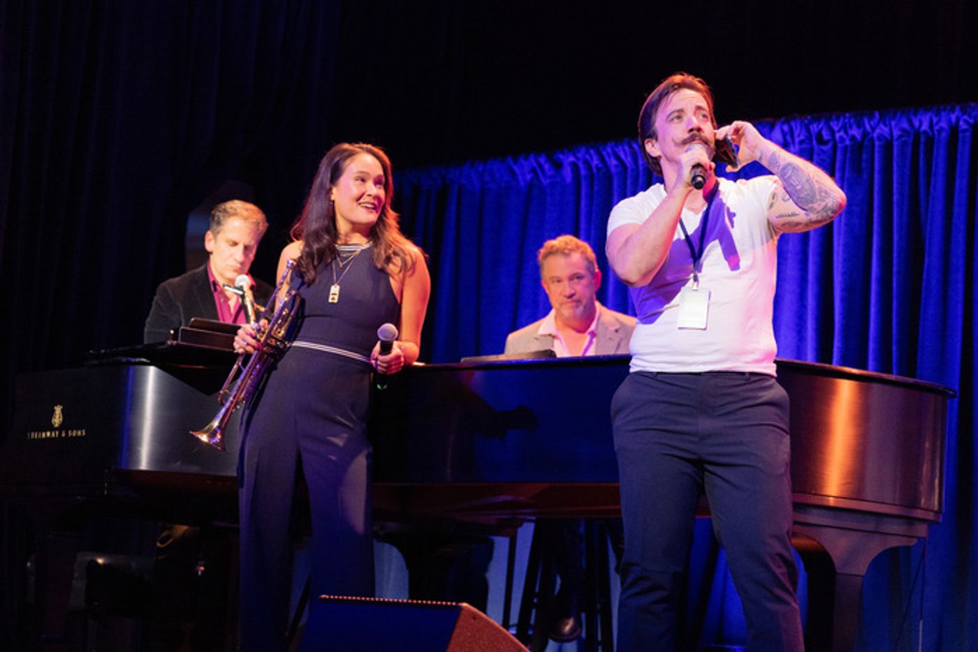 Photos: Anne Hathaway, Billy Porter & More at BROADWAY RALLIES FOR KAMALA! Photos: Anne Hathaway, Billy Porter & More at BROADWAY RALLIES FOR KAMALA! Image