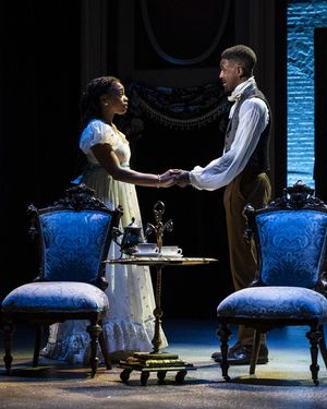 Lizzy Brooks, Malik Esoj Childs. Photo credit: Teresa Castracane. @ BroadwayWorld Lizzy Brooks, Malik Esoj Childs. Photo credit: Teresa Castracane. Photo