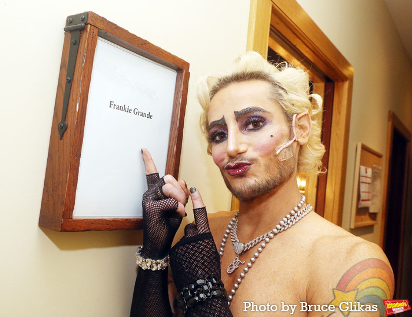 Photos: Exclusive Look at Frankie Grande Getting into Character for ROCKY HORROR SHOW  Image