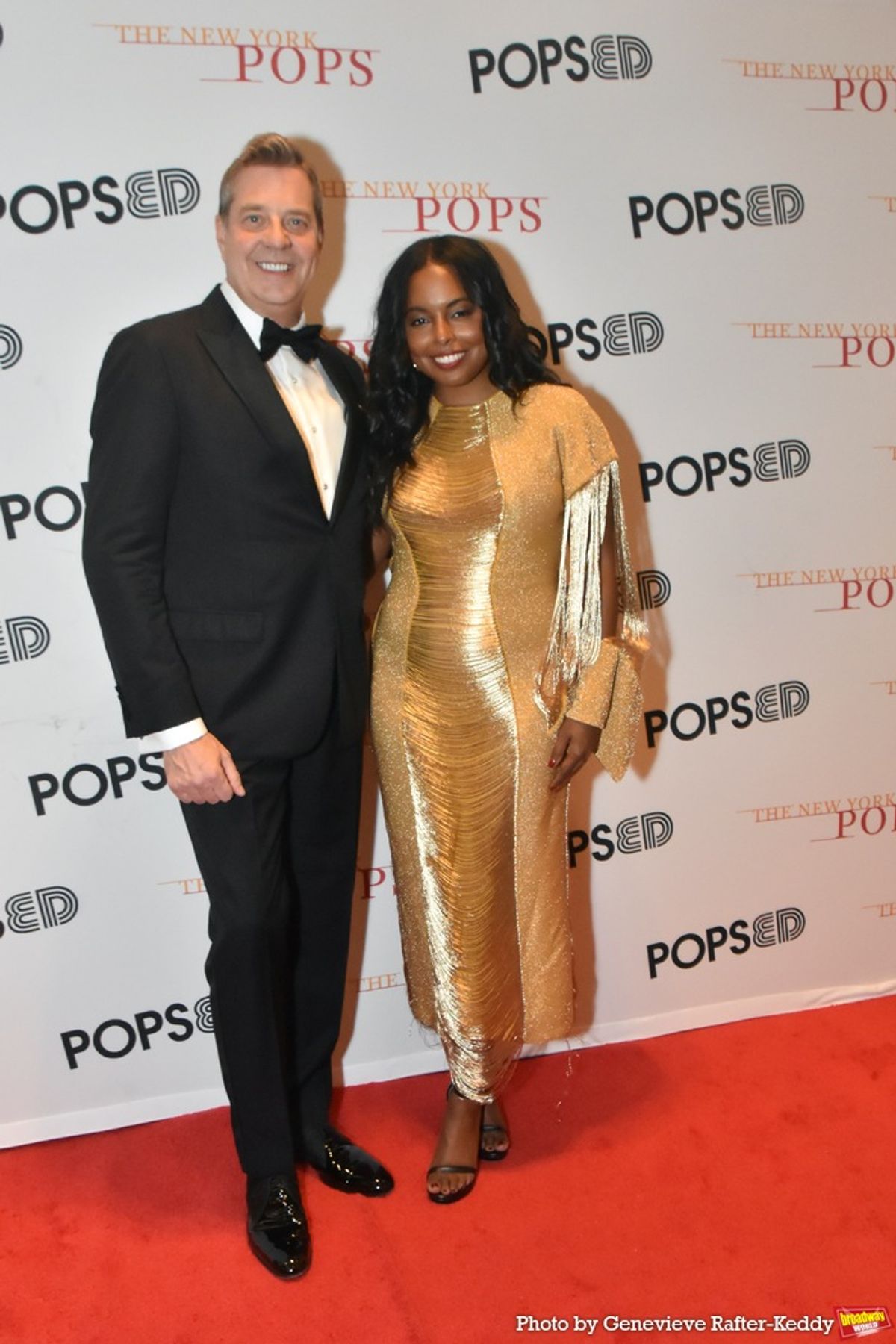 Steven Reineke and Adrienne Warren at 