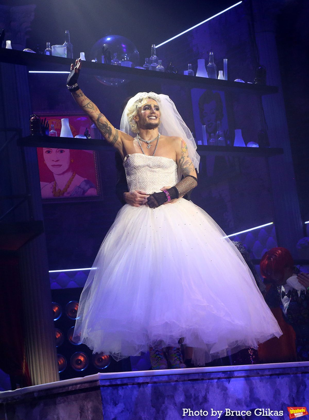 Frankie Grande as 'Frank-N-Furter' at 