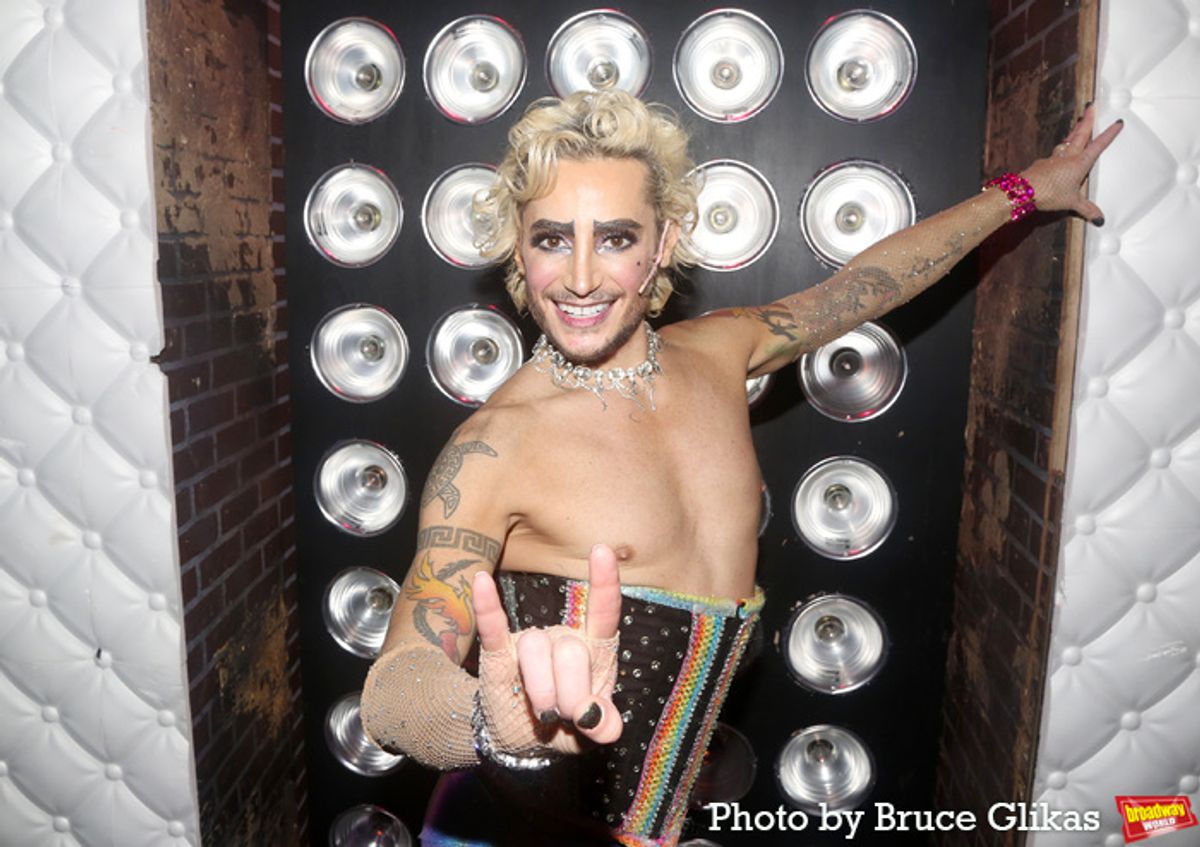 Frankie Grande as 'Frank-N-Furter' at 