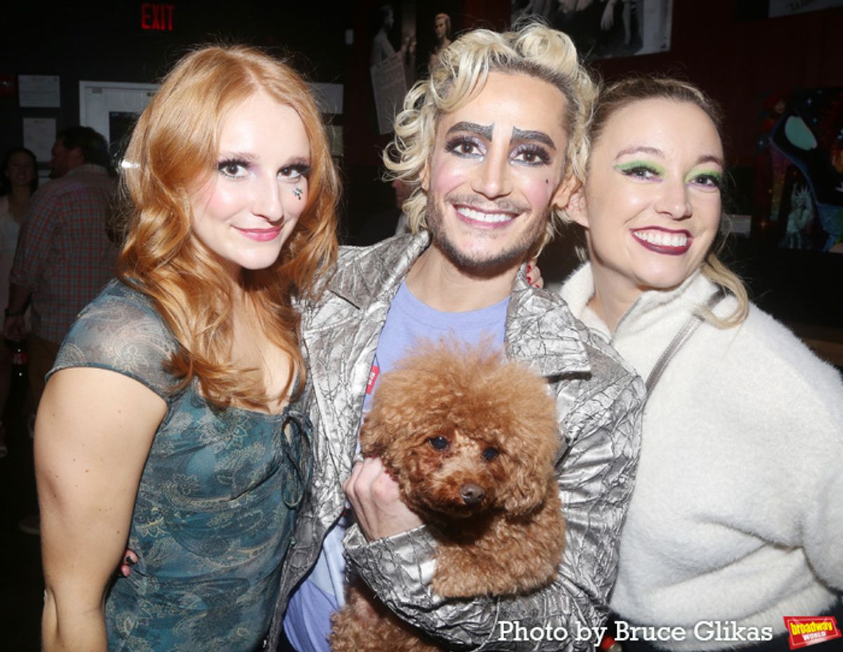 Natalie Welch, Frankie Grande, Appa Grande and Julia Joy at 