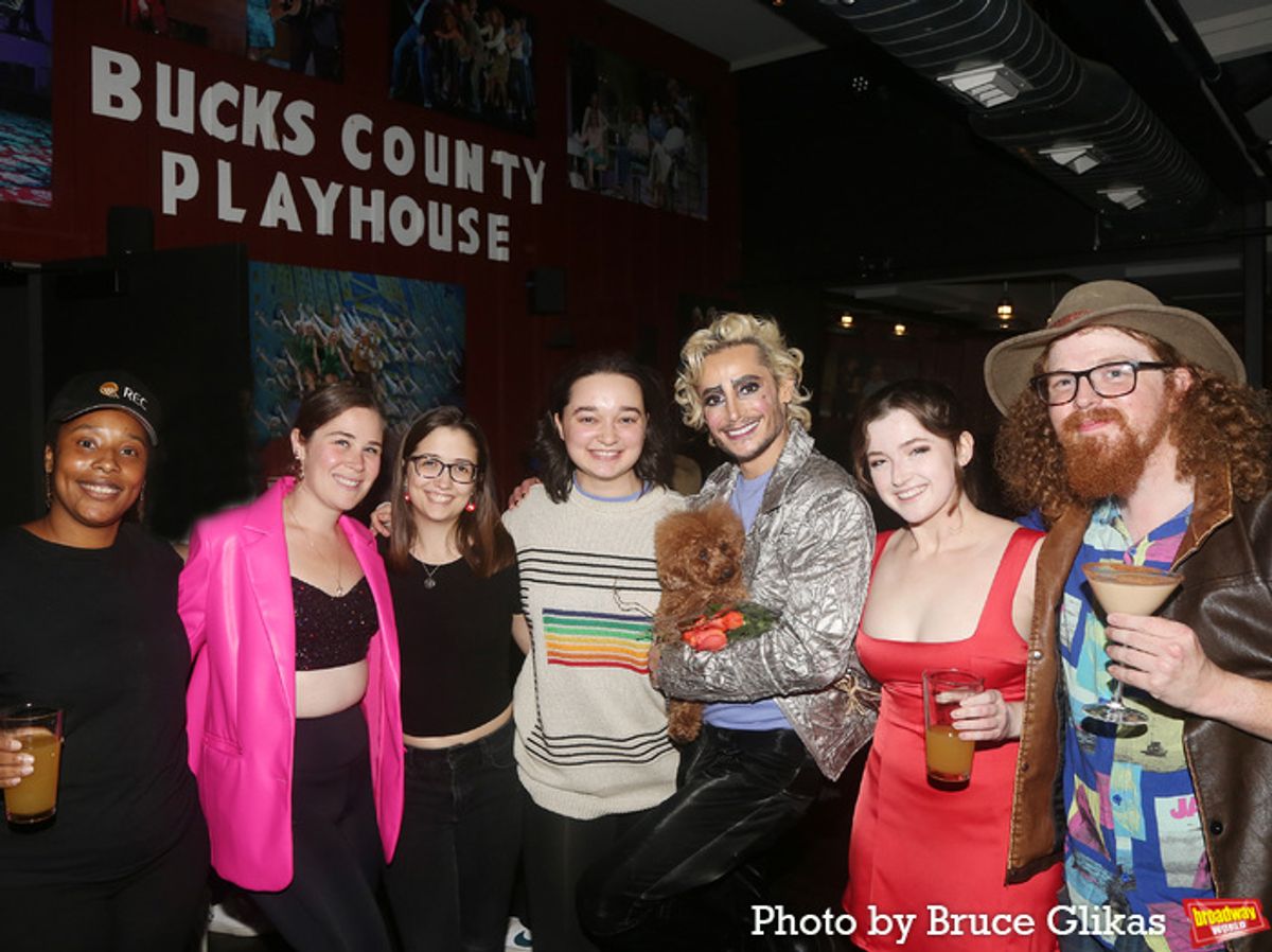 Courtenie Guion, Kellian Frank, Jenna Gregson, Rachel Sabo-Hedges, Appa Grande, Frankie Grande and Jo Donley at 