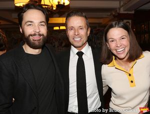 Jim Parsons, CAA Head of Theatre Joe Machota and Sutton Foster Photo