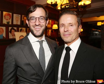 John MacGregor and CAA Head of Theatre Joe Machota Photo